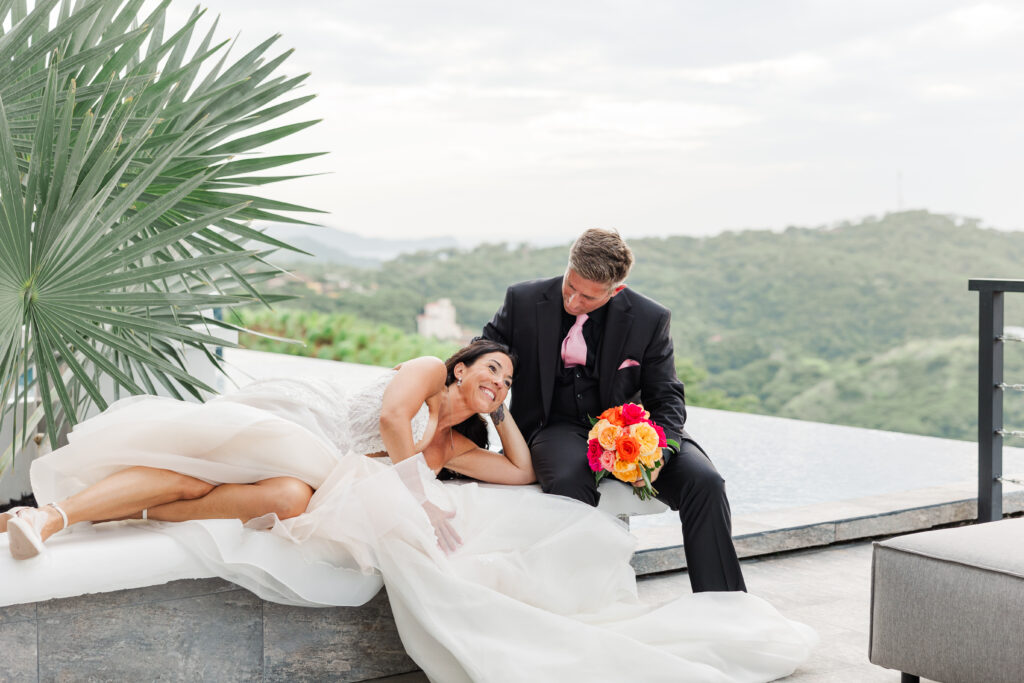 Destination wedding in costa rica at Essence of Dreams Villa.